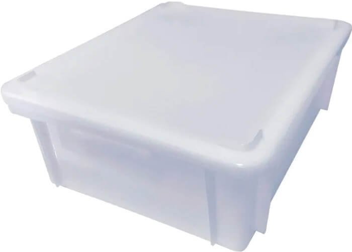 caixa plastica com tampa s650