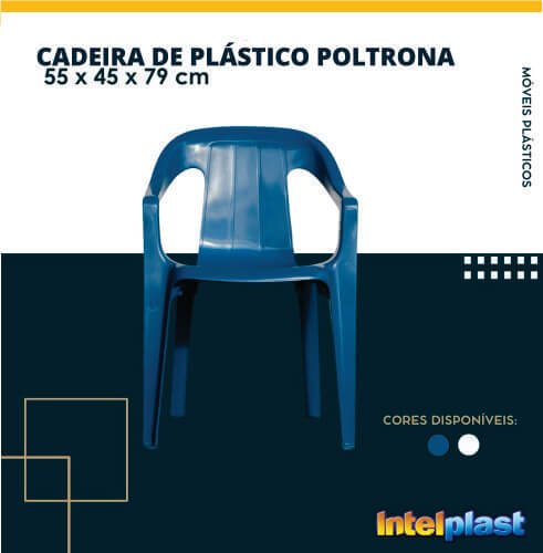 cadeira plastica poltrona 10