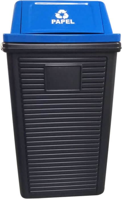 lixeira plastica seletiva 100 litros