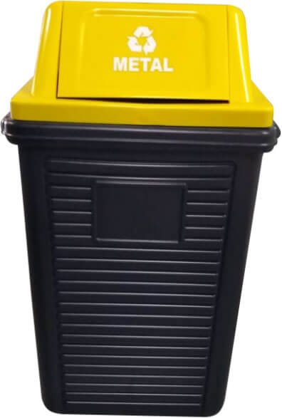 lixeira plastica seletiva 60 litros