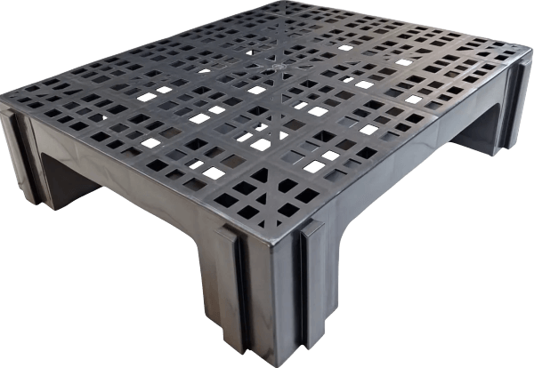 pallet 100x120x15 preto intelplast